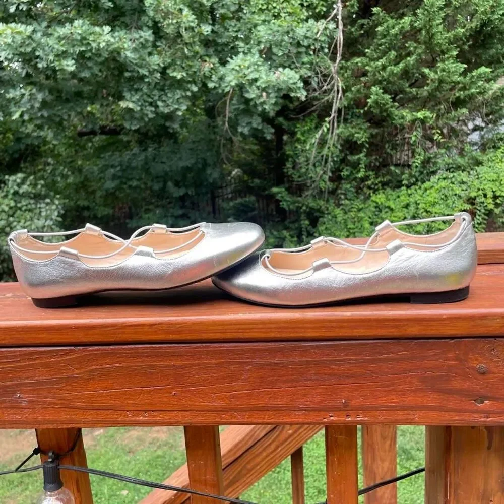 Vince Camuto Women's 6 Silver Ballet shoes